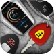 Keys simulator and cars sounds icon