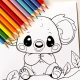 Animal coloring pages icon