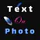 Text auf Foto -Bildbearbeitung icon