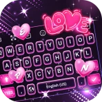 Keyboard - Neon Love Theme icon