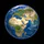 Erdkarte - 3D Welt icon