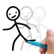Stickman: dessiner l'animation icon