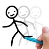 Stickman: dessiner l'animation icon
