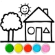 Coloriages de la maison icon