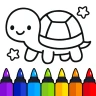Coloring games for kids: 2-5 y icon