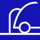 La borne bleue icon
