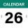 Calendar 2026 icon