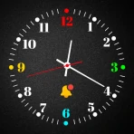 świecący zegar cyfrowy tapeta icon