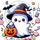 Süße Halloween-Farbe icon