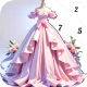 プリンセスドレスぬりえゲーム icon