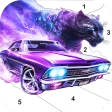 Cars, Transport Coloring Games icon