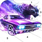 Cars, Transport Coloring Games icon