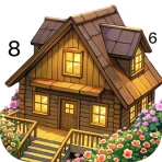 Cabin & House Paint by Numbers icon