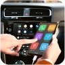 Mirror link car connector icon