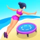 Course, saut, atterrissage icon