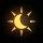 Sun and Moon icon