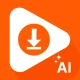 HD video-downloader & player icon