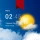Transparent clock weather Pro icon