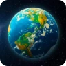 Vue satellite en direct, Terre icon