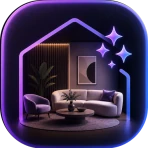 KI-Innenarchitektur: Hausplan icon