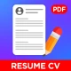 IA Constructeur de CV PDF icon