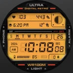 ULTRA Digital Retro watch face icon