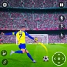 Match de football sur penalty icon