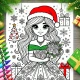 Princess Coloring Book & Games icon