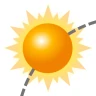 Posición de sol y luna icon