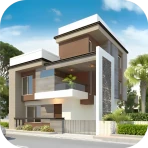3D plan de diseño de la casa icon