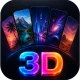 GlowWall: 4K & 3D Wallpapers icon