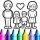 Family Love Coloring Book icon
