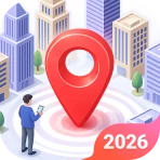 GPS Location Tracker & Share icon