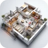 ハウス デザイン 3D - ホーム プランナー icon