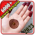 Gol Tikki Mehndi Design Simple icon