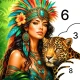 Jungle Color By Number Games icon