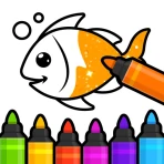 Coloring Book Games & Drawing icon