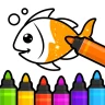 Coloring Book Games & Drawing icon