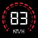 Tachometer: Entfernungsmesser icon