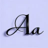 Clavier avec de polices icon