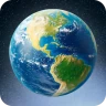 Carte de la Terre satellite icon