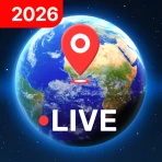 Carte de la Terre en direct icon