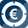 Détecteur de pièces en euros icon
