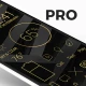 Lines Gold Pro - Icon Pack icon