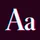 Schriftarten Aa - Tastatur Art icon