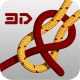 Knopen 3D  ( Knots 3D ) icon