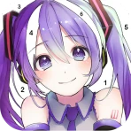 Anime Cosplay Coloring Pages icon