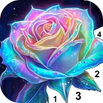 Fantasy Color-Paint By Number icon