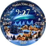 Animated North Pole Christmas icon