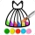 Coloration et dessin de robe icon